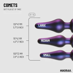 Hueman Comets Buttplug Set