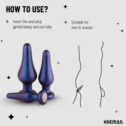Hueman Comets Buttplug Set