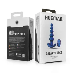 Hueman Galaxy Force Vibrerende Butt Plug met Afstandsbediening