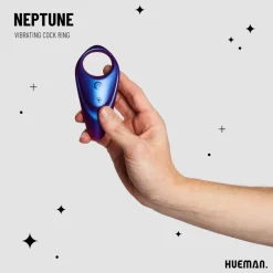 Hueman Neptune Vibrerende Cockring + Afstandsbediening