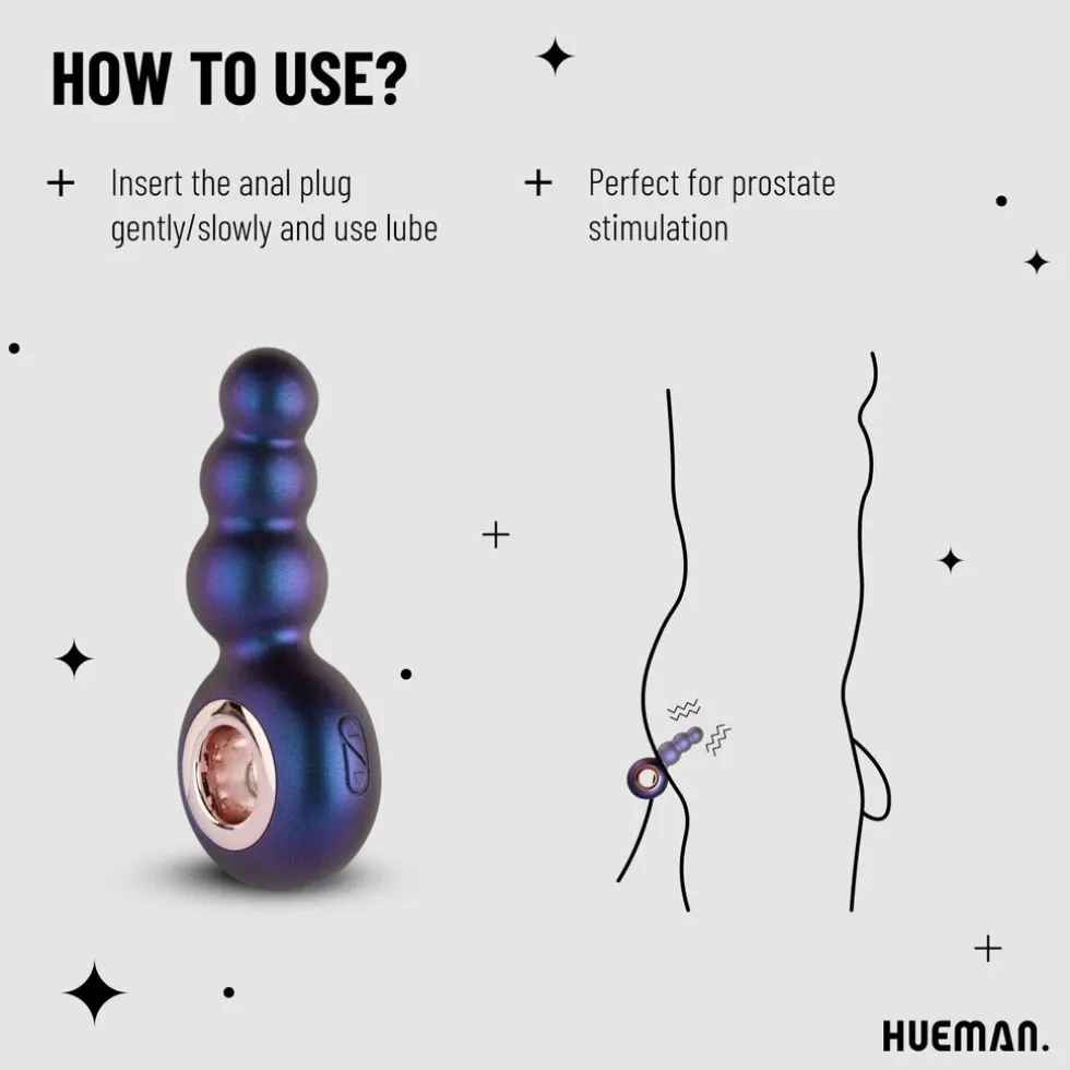 Hueman Outer Space Vibrerende Buttplug