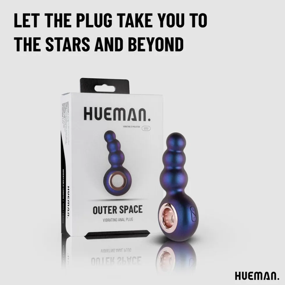 Hueman Outer Space Vibrerende Buttplug