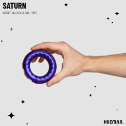 Hueman Saturn Vibrerende Cock/Ball Ring