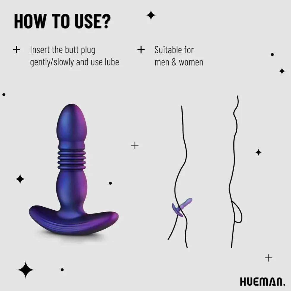 Hueman Stotende Buttplug