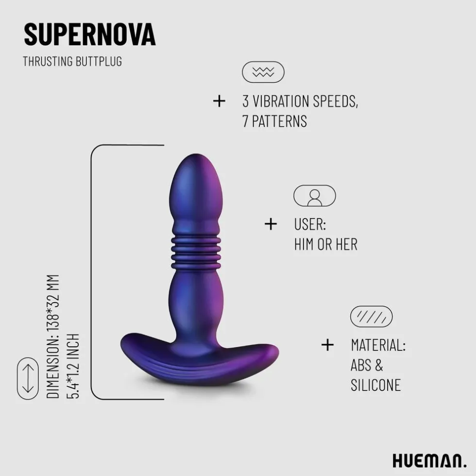 Hueman Stotende Buttplug