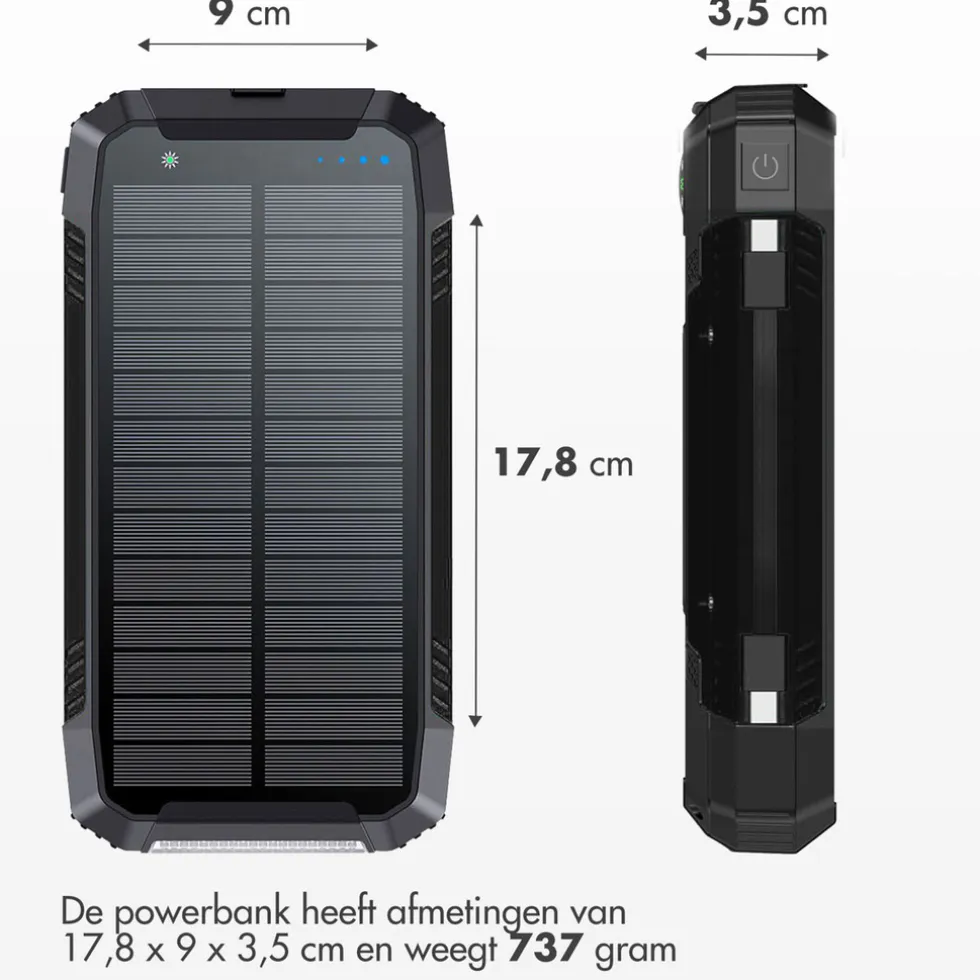 imoshion Solar Powerbank 30.000 mAh