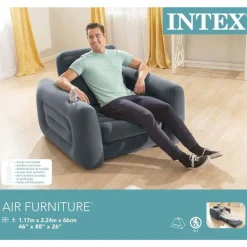 Intex Opblaasbare en Uitklapbare Loungestoel