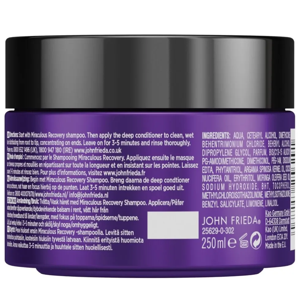 John Frieda Frizz Ease Miraculous Recovery Deep Conditioner