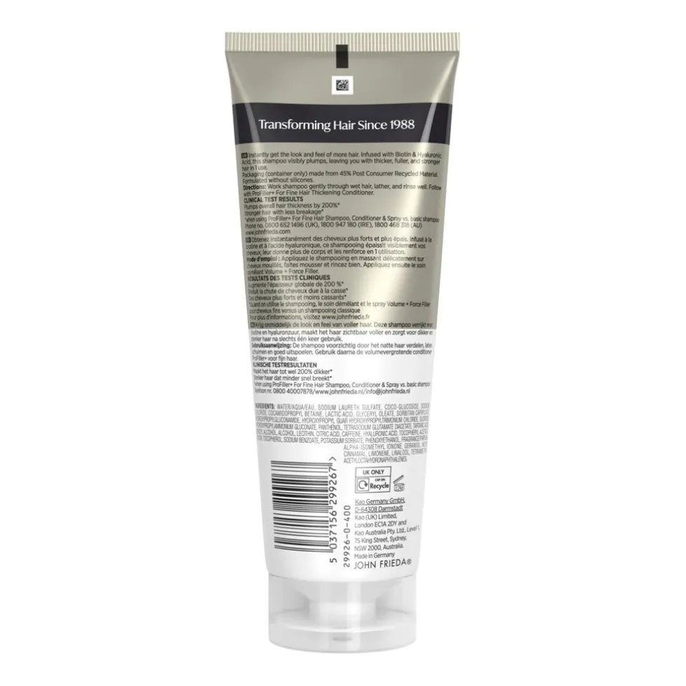 John Frieda Profiller+ Shampoo
