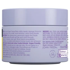 John Frieda Violet Crush For Blondes Purple Toning Masker
