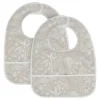 Jollein Botanical Nougat 2-pack Waterproof Slabber