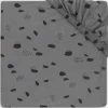 Jollein Jersey Spot Storm Grey 75 x 95 cm Boxmatras Hoeslaken