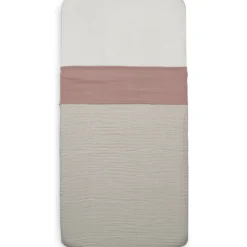 Jollein Wrinkled Cotton Rosewood 120 x 150 cm Ledikantlaken