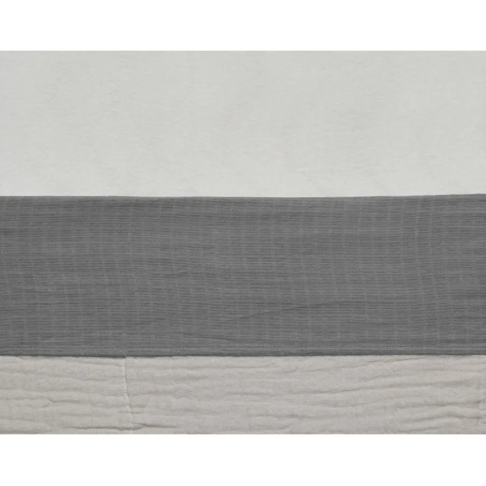 Jollein Wrinkled Cotton Storm Grey 75 x 100 cm Wieglaken