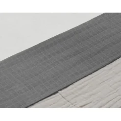 Jollein Wrinkled Cotton Storm Grey 75 x 100 cm Wieglaken