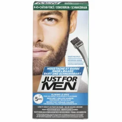 Just For Men Snor & Baard M-45 Donkerbruin Haarkleuring