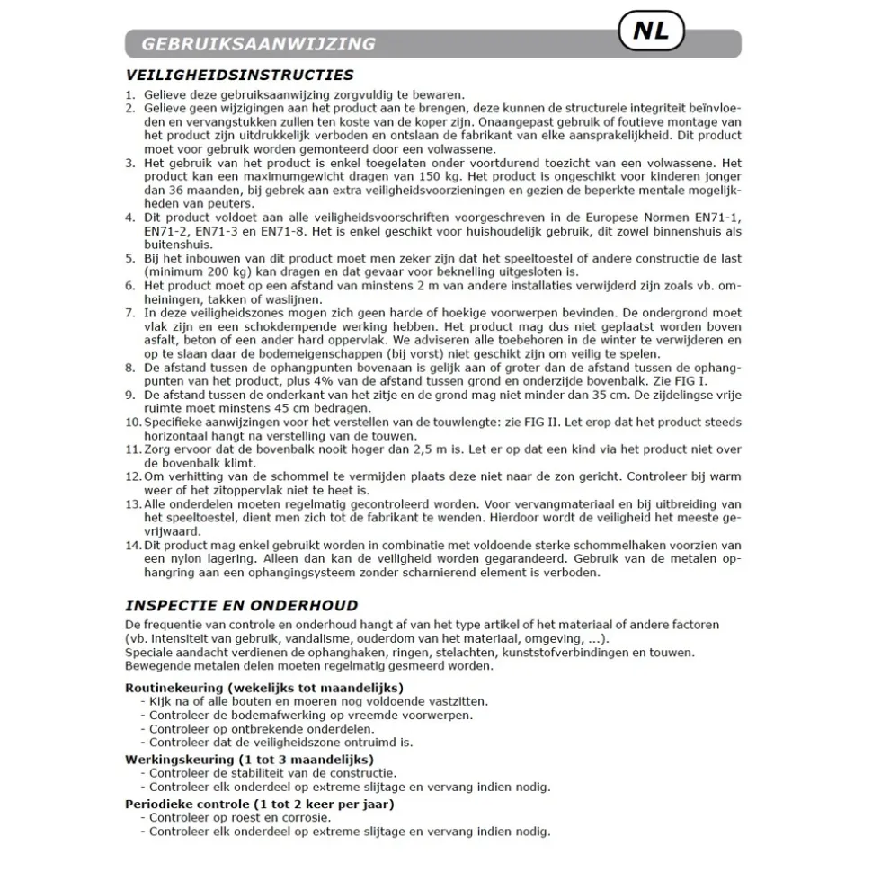 KBT Grandoh Nestschommel