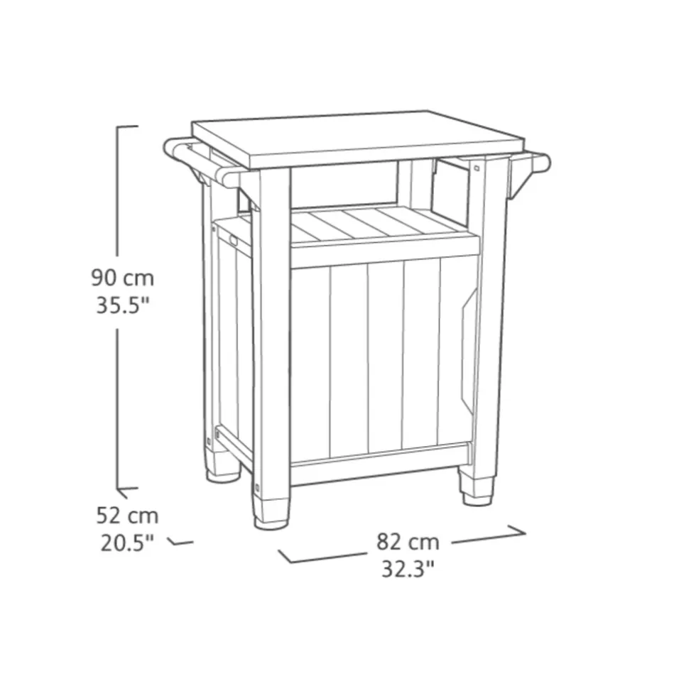 Keter Unity Classic BBQ tafel