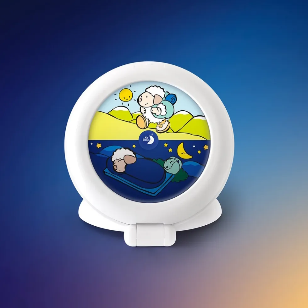 Kidsleep Globetrotter White Slaaptrainer en Kinderwekker
