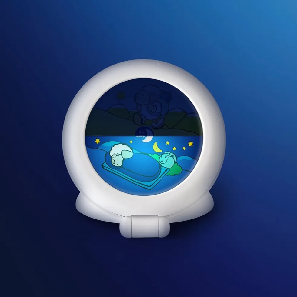 Kidsleep Globetrotter White Slaaptrainer en Kinderwekker