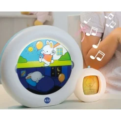 KidSleep Moon Wit/Blauw Slaaptrainer en Kinderwekker