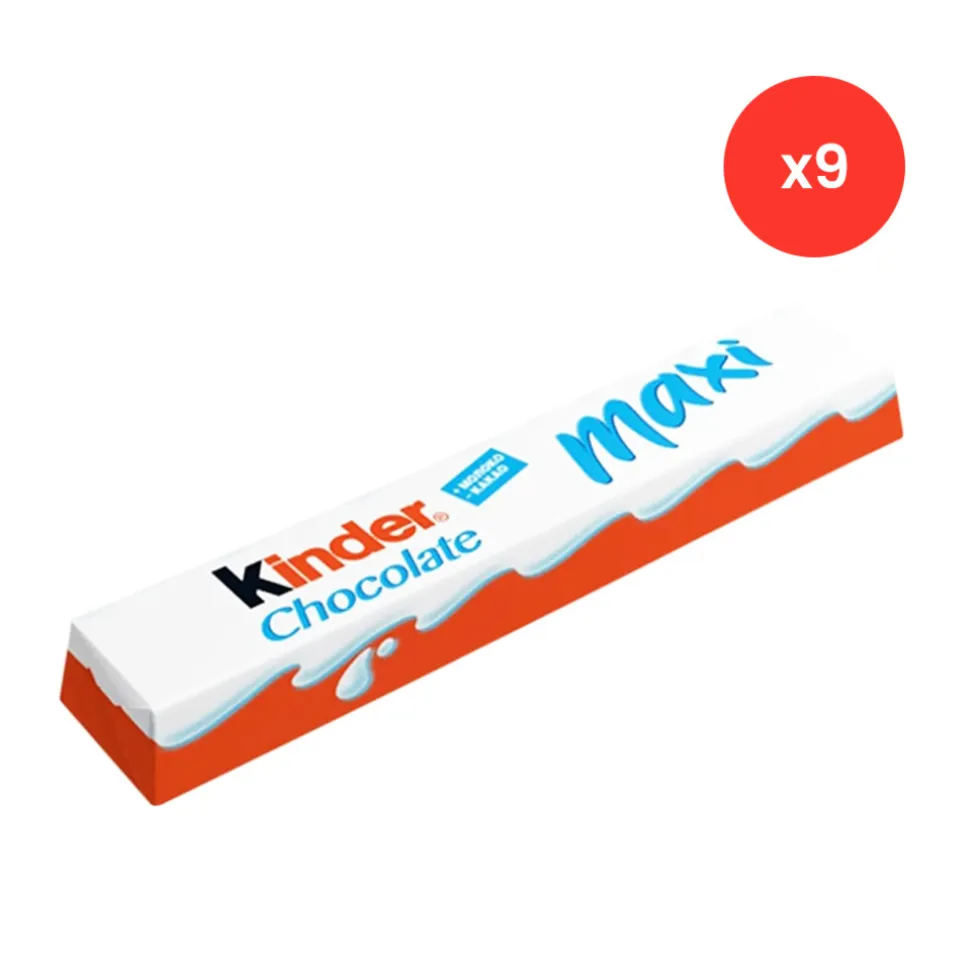 Kinder chocolade mix: Kinder Maxi, Schokobons & Bueno