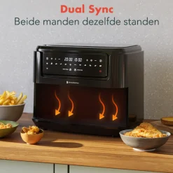 KitchenBrothers Airfryer XXL Dual Zone