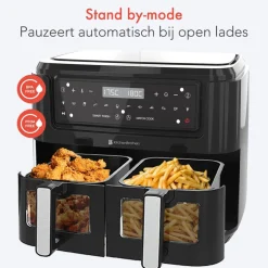 KitchenBrothers Dubbele Airfryer XXL