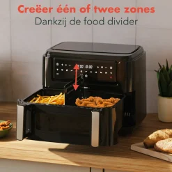 KitchenBrothers Dubbele Airfryer XXL