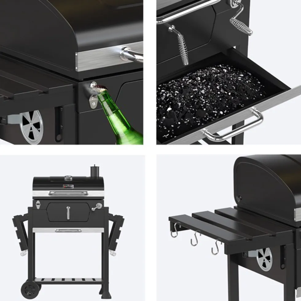 KitchenBrothers Houtskool BBQ Smoker