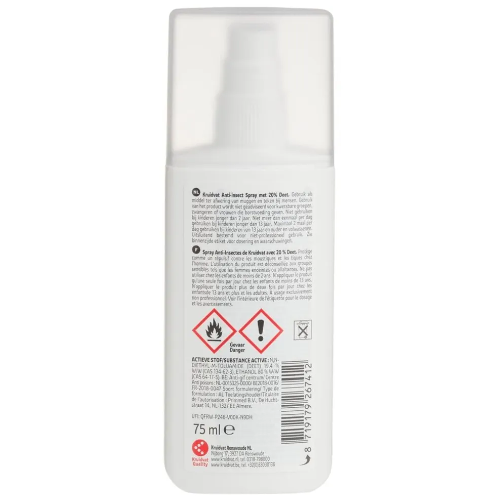 Kruidvat 20% Deet Anti-insect Spray
