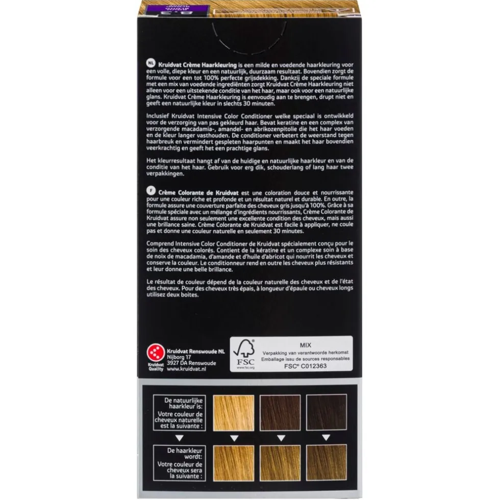 Kruidvat 8.3 Goud Blond Crème Haarkleuring