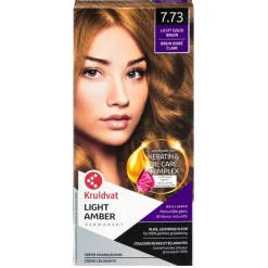 Kruidvat 7.73 Licht Goud Bruin Crème Haarkleuring