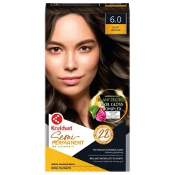 Kruidvat 6.0 Light Brown Semi-Permanente Haarkleuring