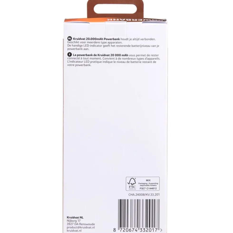 Kruidvat 20000 MAh Powerbank