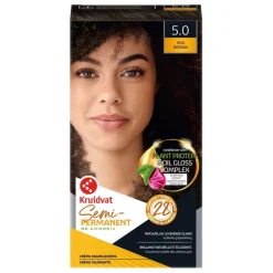 Kruidvat 5.0 Mid Brown Semi-Permanente Haarkleuring