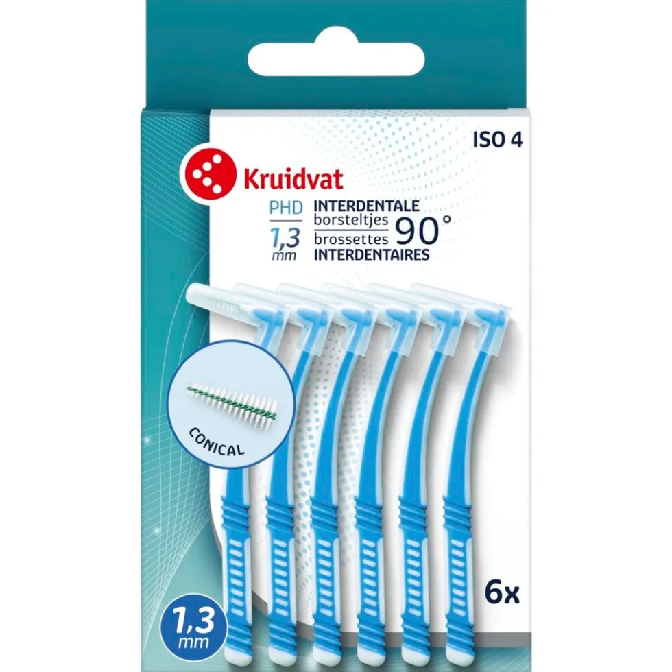 Kruidvat 90° 1,3mm Interdentale Borsteltjes