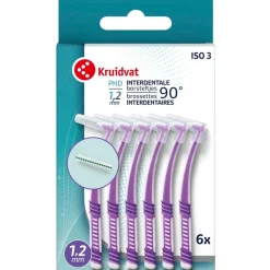 Kruidvat 90° 1,2mm Interdentale Borsteltjes
