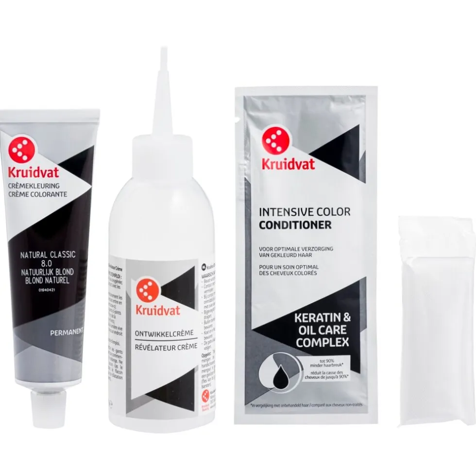 Kruidvat 8.0 Natuurlijk Blond Crème Haarkleuring