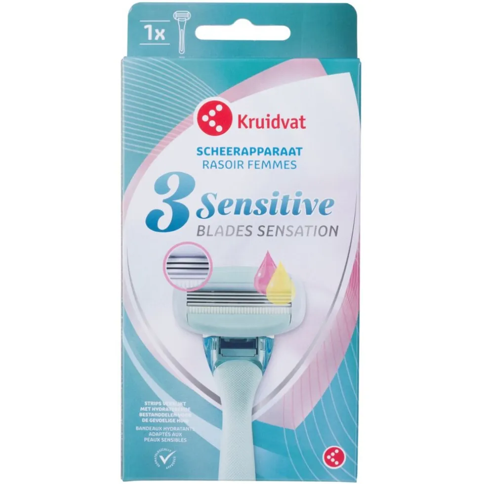 Kruidvat 3 Sensitive Sensation Scheerapparaat