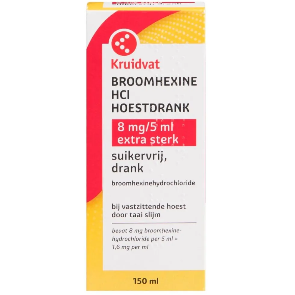 Kruidvat Broomhexine 8mg/5ml Drank