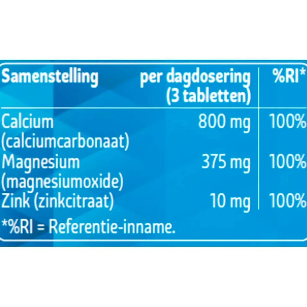 Kruidvat Calcium Magnesium Zink Tabletten