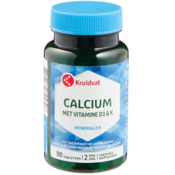 Kruidvat Calcium met Vitamine D & K Tabletten