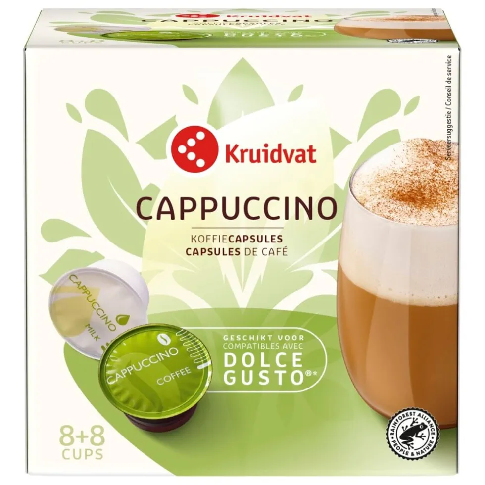 Kruidvat Cappuccino Koffiecapsules