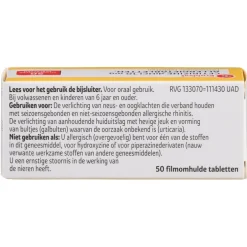 Kruidvat Cetirizine 10mg Allergietabletten