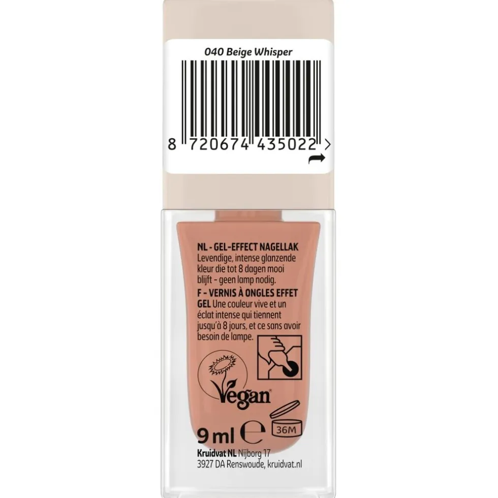 Kruidvat Cosmic Dreams 040 Beige Whisper Longlasting Gel Color Nagellak
