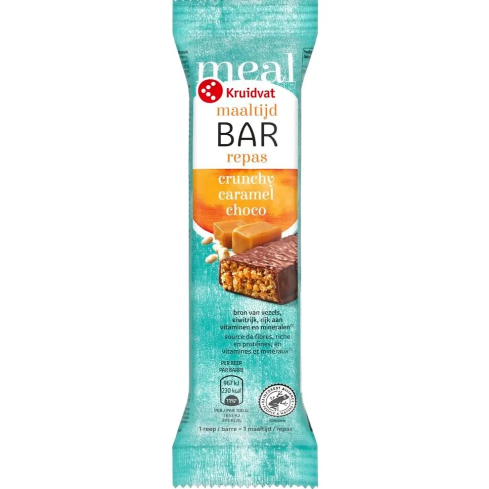 Kruidvat Crunchy Caramel Choco Maaltijdreep