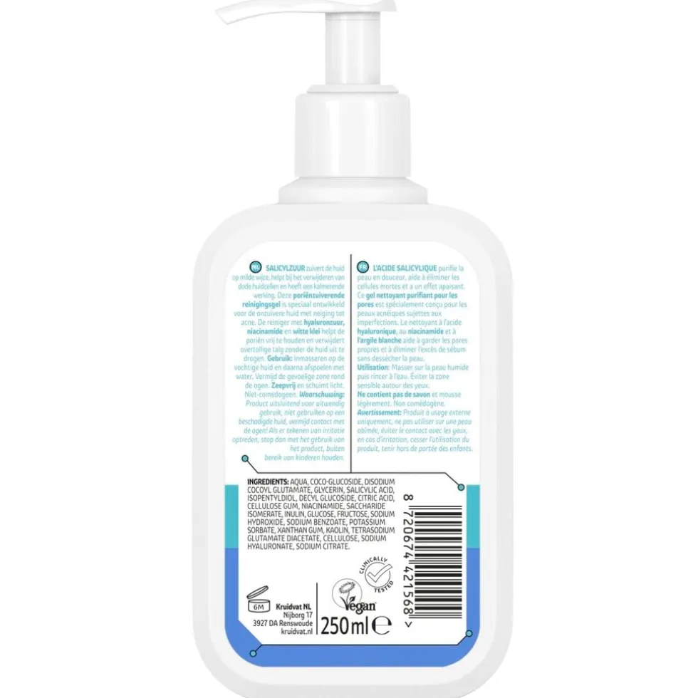 Kruidvat Derma Poriënzuiverende Reinigingsgel
