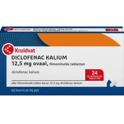 Kruidvat Diclofenac Kalium 12,5mg Filmomhulde Tabletten