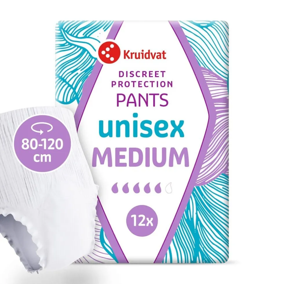 Kruidvat Discreet Protection Unisex Medium Incontinentiebroekjes